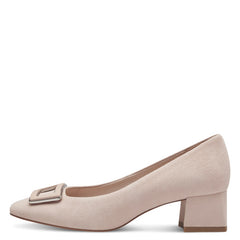 Pantofi Piele Naturala Lisette Pudra