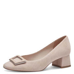 Pantofi Piele Naturala Lisette Pudra