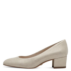 Pantofi Piele Naturala Aracely CHAMPAGNE - Tamaris