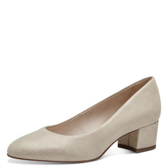 Pantofi Piele Naturala Aracely CHAMPAGNE - Tamaris