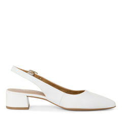 Pantofi Piele Naturala Eva ALB - Tamaris