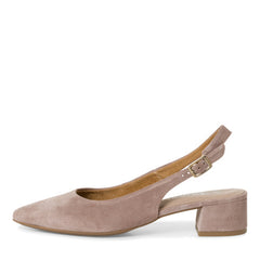 Pantofi Piele Naturala Eva Taupe - Tamaris