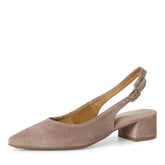 Pantofi Piele Naturala Eva Taupe - Tamaris