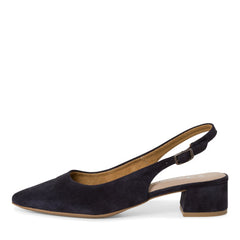 Pantofi Piele Naturala Eva Bleumarin - Tamaris