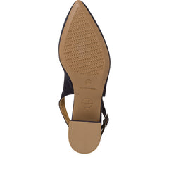Pantofi Piele Naturala Eva Bleumarin - Tamaris