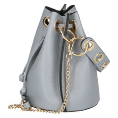 Geanta Piele Naturala Alcina LT.BLUE NAPPA - Caprice