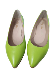 Balerini Piele Naturala Dolly249 Verde Lime