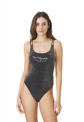 Costum de baie HOTEL LUREX SWIMSUIT- Karl Lagerfeld