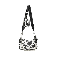 Geanta Steve Madden BVELA BLACK/WHITE