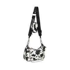 Geanta Steve Madden BVELA BLACK/WHITE