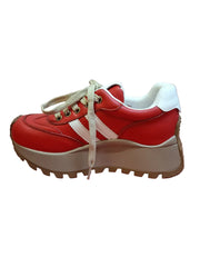 Sneakers Piele Naturala Feeling 25110 Red