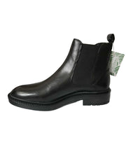 Ghete Piele Naturala YB13-4201 Black Parrotto