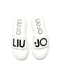 LIU JO Papuci Aria 06 Flat Form White
