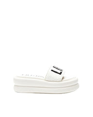 LIU JO Papuci Aria 06 Flat Form White