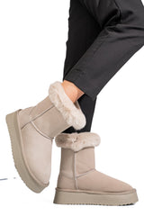 Ghete Tip UGG Solo Soprani Couture Earth Lapplat