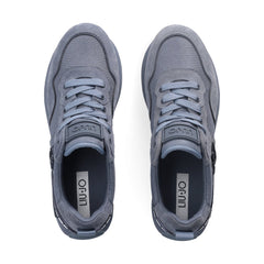 LIU JO MAXI WONDER 52 - SNEAKER COW SUEDE BLUE