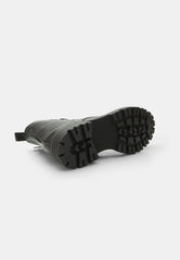 Ghete Piele Naturala Franci QR8 Black