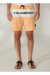 Șort De Baie IKONIK 2.0 MED BOARDSHORTS MOCK ORANGE- Karl Lagerfeld