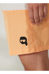Șort De Baie IKONIK 2.0 MED BOARDSHORTS MOCK ORANGE- Karl Lagerfeld