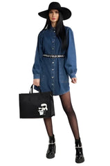 DENIM DRESS SLV BELT 274 Women - Karl Lagerfeld
