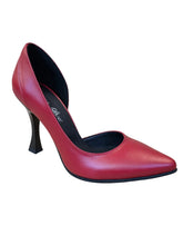 Pantofi Dama Piele Naturala Doleea nappa Rosu -Dolly Shoes