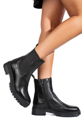 Ghete Piele Naturala Parrotto VH54H17 Black