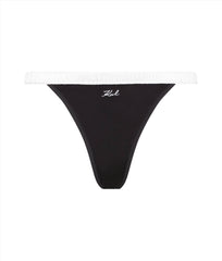 Bikin Bi-colour Satin Thong - Karl Lagerfeld