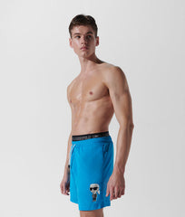 Șort De Baie Ikonik 2.0 Elastic Med Karl Lagerfeld