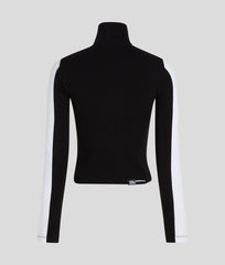 Bluza ZIP-UP LOGO TOP - Karl Lagerfeld