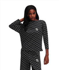 Bluza JACQUARD LOGO SWEATSHIRT- Karl Lagerfeld