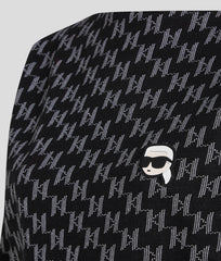 Bluza JACQUARD LOGO SWEATSHIRT- Karl Lagerfeld