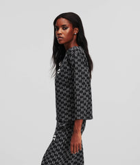 Bluza JACQUARD LOGO SWEATSHIRT- Karl Lagerfeld