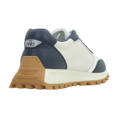 LIU JO SNEAKER Running 01 LEATHER Blue OFF White