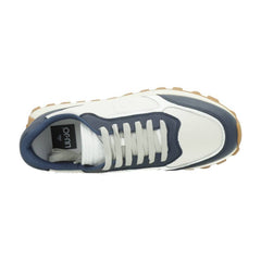 LIU JO SNEAKER Running 01 LEATHER Blue OFF White