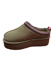 Sabot Piele Naturala Tip UGG 1253 Camel - Energy