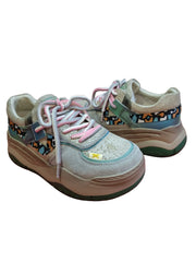 Sneakers Piele Naturala Feeling S001 Beige Canar