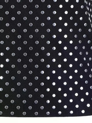 Stud Scoop Crop Tank Black - Michael Kors