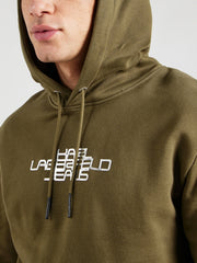 Regular Foil Logo Hoodie Ivy Geen - Karl Lagerfeld Jeans