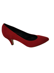 Pantofi Piele Naturala Rebecca Red