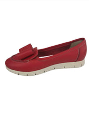 Balerini Piele Naturala Nadine Rosii