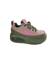 Sneakers Piele Naturala Feeling S23ZM366 Pink