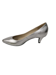 Pantofi Piele Naturala Rebecca Silver - Dolly Shoes