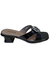 Papuci Feeling Piele Naturala 31080 Black