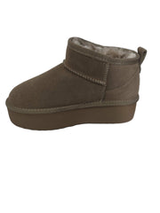 Ghete Piele Naturala Tip UGG 1250 Taupe - Energy