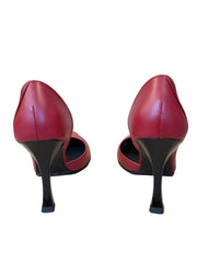 Pantofi Dama Piele Naturala Doleea nappa Rosu -Dolly Shoes