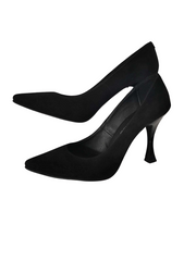 Pantofi Dama Piele Naturala Demi Black -Dolly Shoes