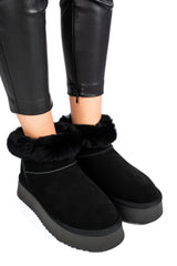 Ghete Tip UGG Solo Soprani Couture Hugh Plat Black