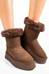 Ghete Tip UGG Solo Soprani Couture Chocolate Lapplat