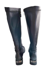 Cizme Piele Naturala Feeling 24-246-002 Black