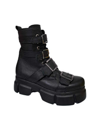 Ghete Piele Naturala Rocca - Dolly Shoes